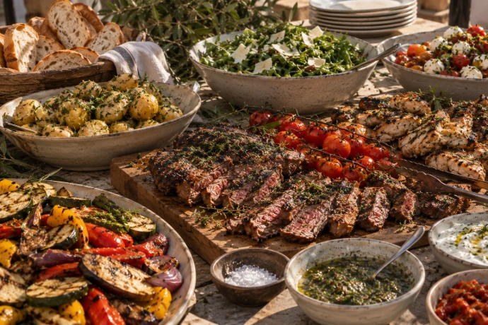Catering at Chateau de londigny 